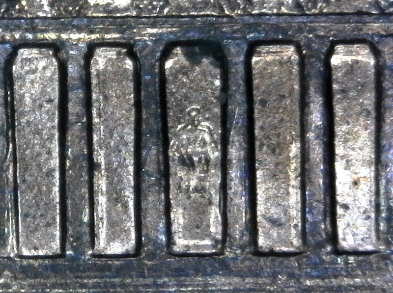 2003-P-Lincoln-Memorial-Cent-With-Nice-Column-Bar-DDR!-To-The-Right